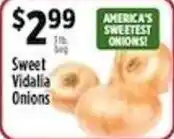 Pioneer Supermarkets Sweet Vidalia Onions offer