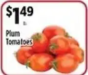 Pioneer Supermarkets Plum Tomatoes offer