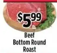 Pioneer Supermarkets Beef Bottom Round Roast offer