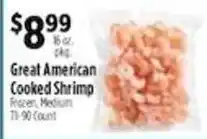 Pioneer Supermarkets Great American Cooked Shrimp offer