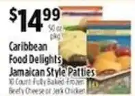 Pioneer Supermarkets Caribbean Food Delights Jamaican Style Patties offer