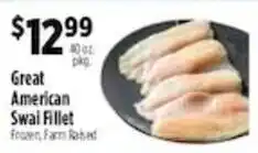 Pioneer Supermarkets Great American Swai Fillet offer