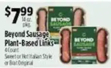 Pioneer Supermarkets Beyond Sausage Plant-Based Links offer