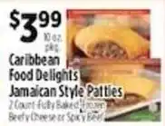 Pioneer Supermarkets Caribbean Food Delights Jamaican Style Patties offer