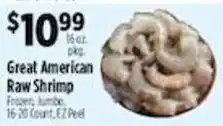 Pioneer Supermarkets Great American Raw Shrimp offer