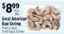 Pioneer Supermarkets Great American Raw Shrimp offer