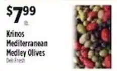 Pioneer Supermarkets Krinos mediterranean medley olives offer