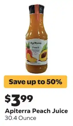 Grocery Outlet Apiterra Peach Juice offer