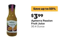 Grocery Outlet Apiterra Passion Fruit Juice offer