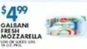 Associated Galbani fresh mozzarella offer