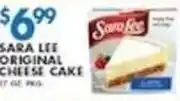 Associated Sara Lee Original Cheese Cake offer
