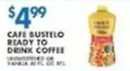 Associated Cafe Bustelo ready to drink coffee offer