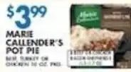 Associated Marie Callender's pot pie offer