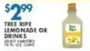 Associated Tree ripe lemonade or drinks offer