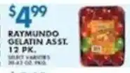 Associated Raymundo gelatin assst. offer