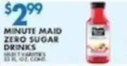 Associated Minute Maid Zero Sugar Drinks offer