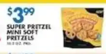 Associated Super pretzel mini soft pretzels offer