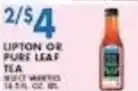 Associated Lipton or Pure Leaf Tea offer