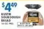 Associated Rustik sourdough bread offer