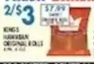 Associated King's Hawaiian Original Rolls offer