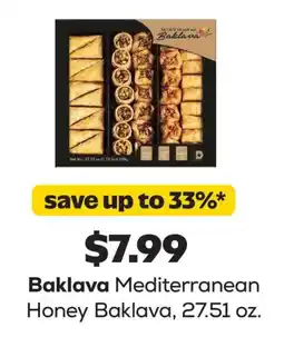 Grocery Outlet Baklava Mediterranean Honey Baklava offer