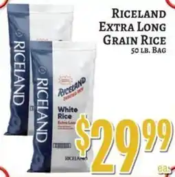 Trade Fair Supermarket Riceland extra long grain rice offer
