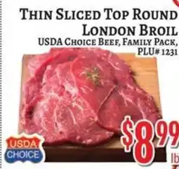 Trade Fair Supermarket Thin Sliced Top Round London Broil offer
