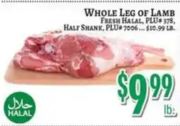 Trade Fair Supermarket Whole Leg of Lamb offer