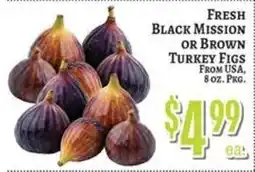 Trade Fair Supermarket Fresh Black Mission or Brown Turkey Figs offer