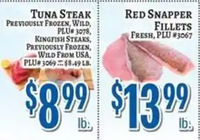 Trade Fair Supermarket Tuna Steak offer