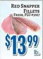 Trade Fair Supermarket Red Snapper Fillets offer