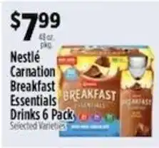 Pioneer Supermarkets Nestle Carnation Breakfast Essentials Drinks offer