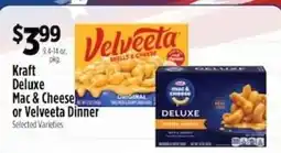 Pioneer Supermarkets Kraft Deluxe Mac & Cheese or Velveeta Dinner offer