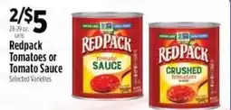 Pioneer Supermarkets Redpack Tomatoes or Tomato Sauce offer