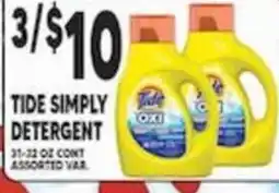 Associated Tide Simply Detergent offer
