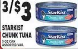 Associated Starkist chunk tuna offer