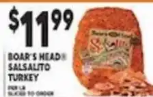 Associated Boar's Head Salsalito Turkey offer