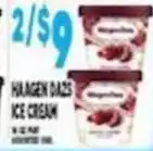 Associated Haagen Dazs ice cream offer