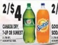 Associated Canada Dry, 7-Up or Sunkist Soda offer