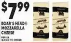 Associated Boar's Head Mozzarella Cheese offer