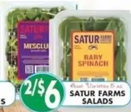 Compare Foods Satur farms salads offer