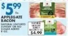 Compare Foods Applegate bacon offer