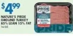Compare Foods Nature's Pride Ground Turkey offer