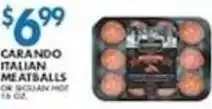 Compare Foods Carando Italian Meatballs offer