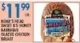 Compare Foods Boar's Head Sweet As Honey Barbecue Glazed Chicken Breast offer