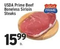 Associated Usda prime beef boneless sirloin steaks offer