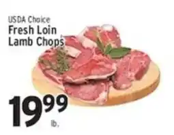 Associated Usda Choice Fresh Loin Lamb Chops offer