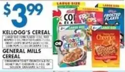 Compare Foods Kellogg's cereal or general mills cereal offer