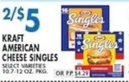Compare Foods Kraft American Cheese Singles offer