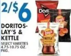Compare Foods Doritos Lay's & Kettle offer